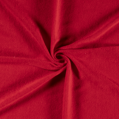 Tissu Éponge Couleur Uni Rouge