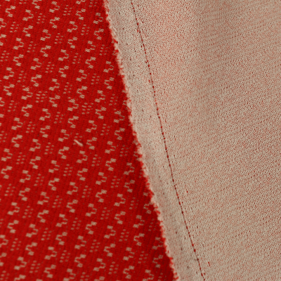 Maille Jacquard Rouge Imprimé tissu pour accessoires