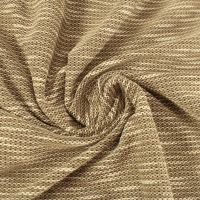 TISSU MAILLE TRICOT CHINÉ TAUPE