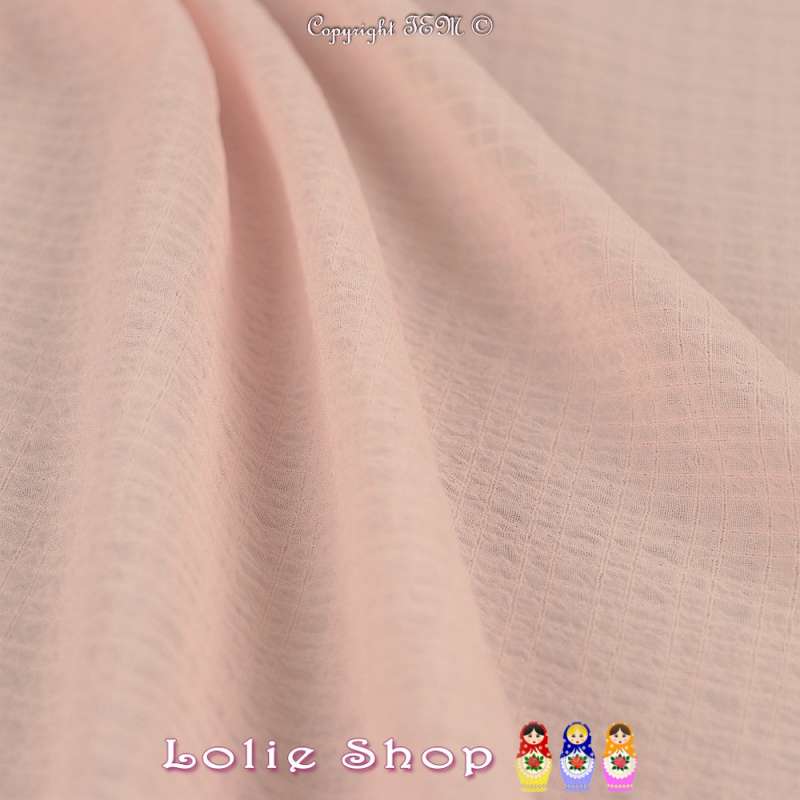 Tissu Gaze Polyester Couleur Rose Bonbon
