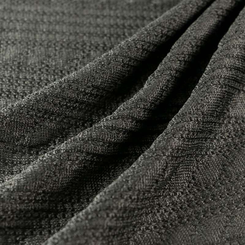 0,5 M Jersey Tissu Noir Viscose Jersey hypoallergénique Été Jersey