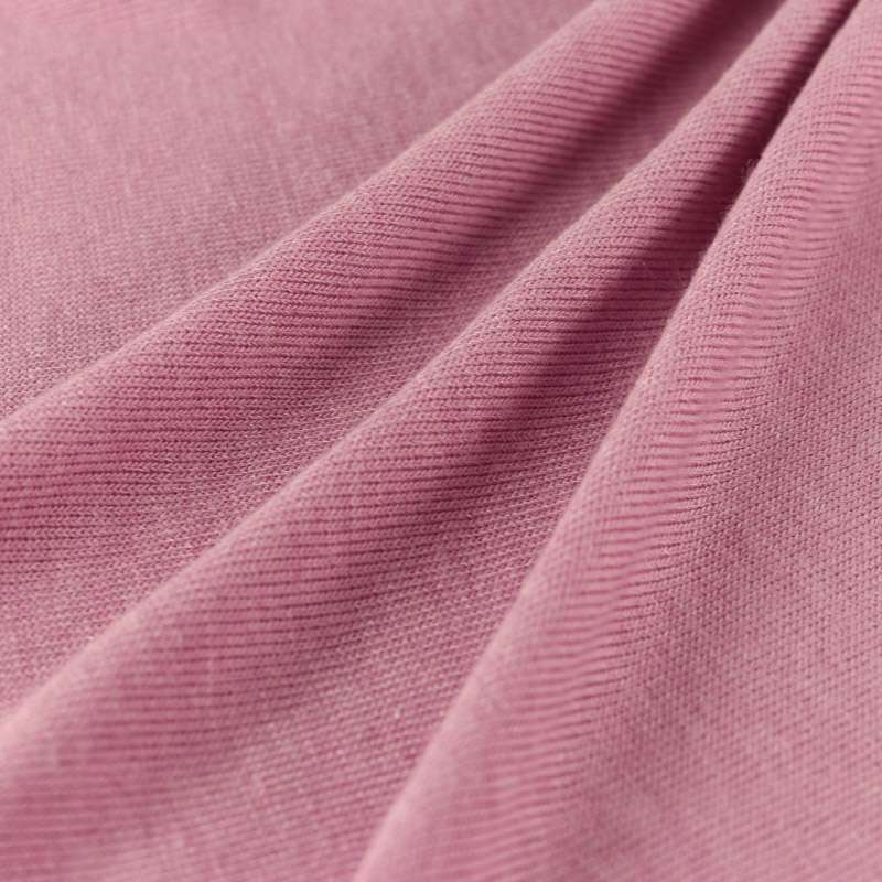 Tissu Maille Angie poly-viscose  rose