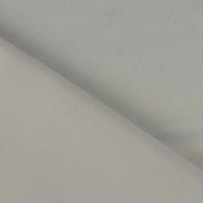 Tissu satin polyester uni gris toucher peau de pèche