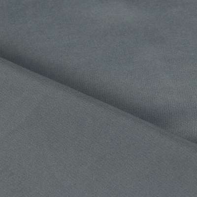 Tissu satin polyester uni gris anthracite toucher peau de pèche
