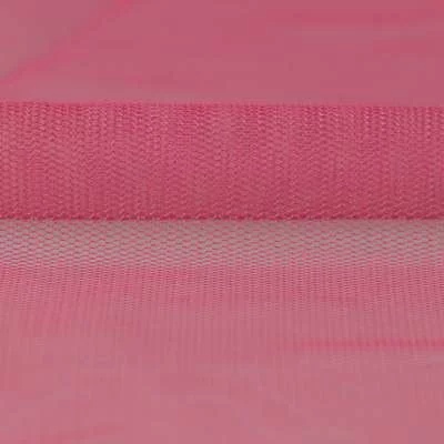 Tissu résille uni couleur rose vendu au coupon