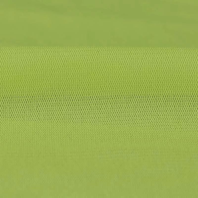 Tissu résille uni couleur vert anis vendu au coupon