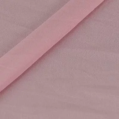 Tissu résille uni couleur rose bébé