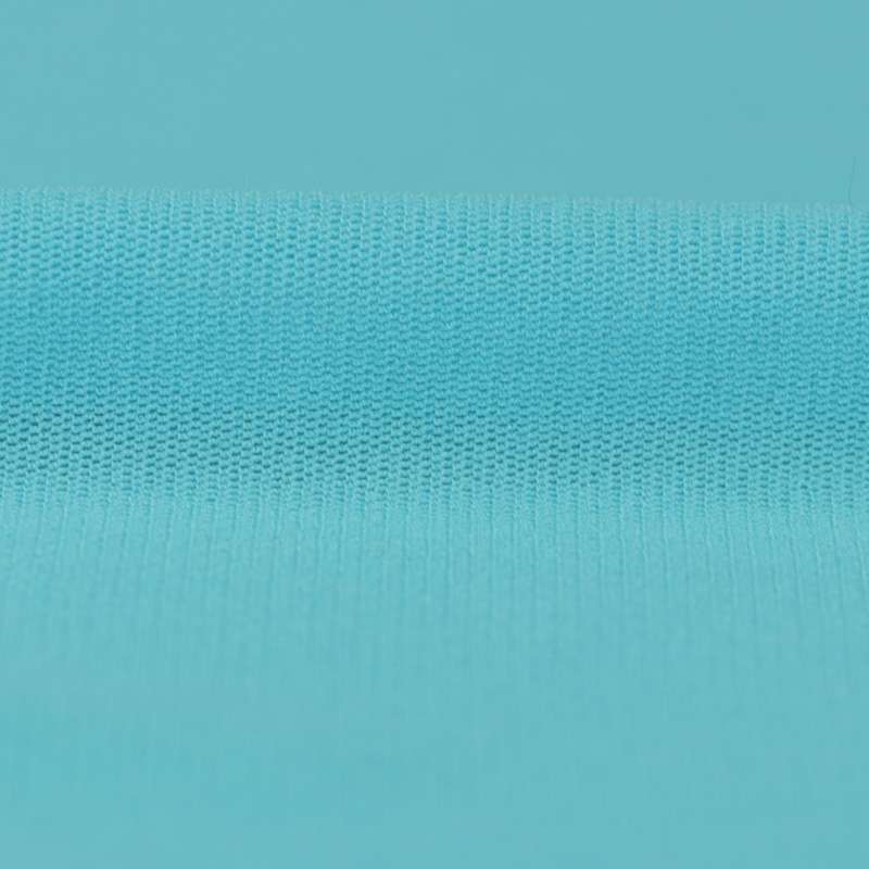 Tissu résille uni couleur bleu turquoise