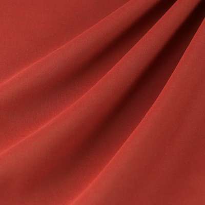 Popeline De Coton Uni Rouge Pour Chemise