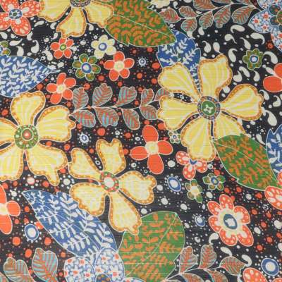 Tissu mousseline Oslo a motif floral