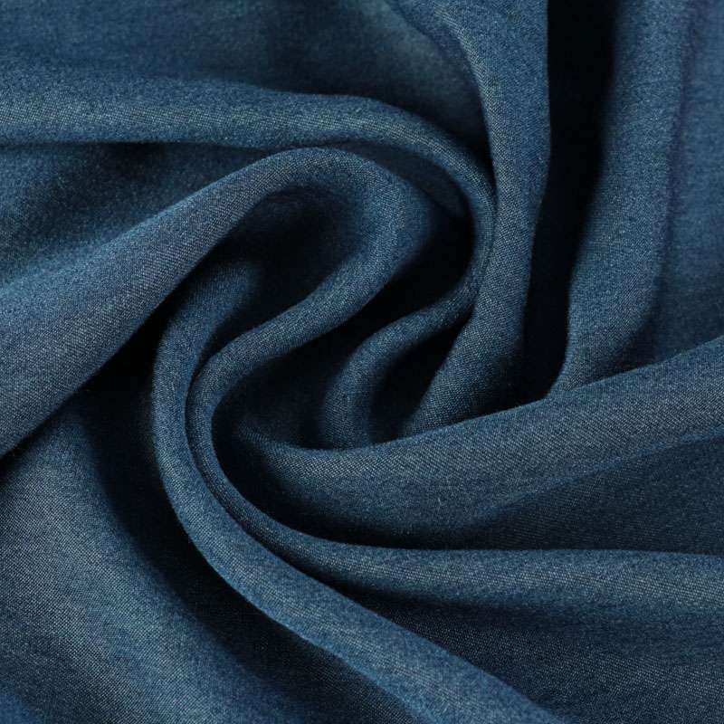 Tissu Chambray bleu jeans vendu au coupon de 3 mètres