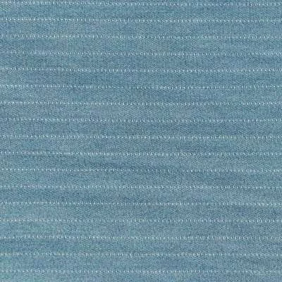 Tissu Chambray mini rayures bleu