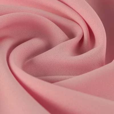 Tissus infroissable couleur rose