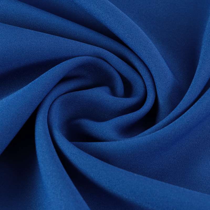Tissus infroissable bleu royal vendu au coupon de 3 mètres