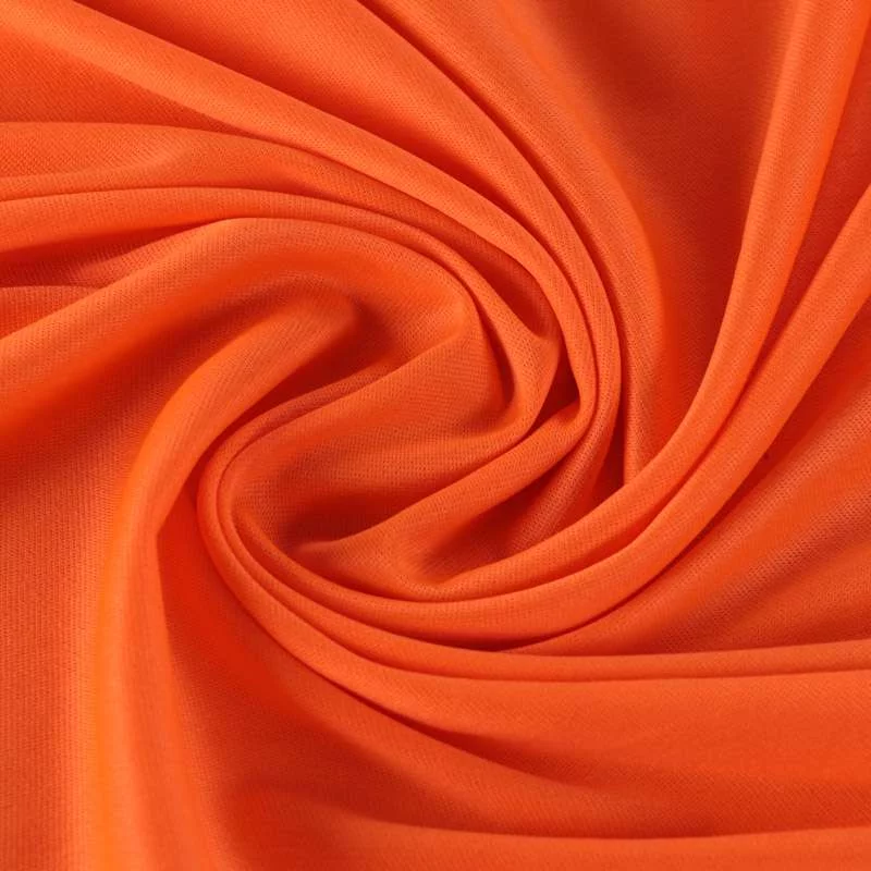 Tissu banlon orange fluo vendu au coupon de 3 mètres