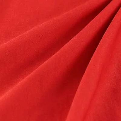 Tissu Bengaline lourde uni rouge vendu au coupon