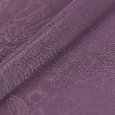 Tissu résille uni couleur violet