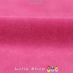 Tissus Velours Bebe Au Metre Millerais Ras Ultra Doux Couleur Baby Pink