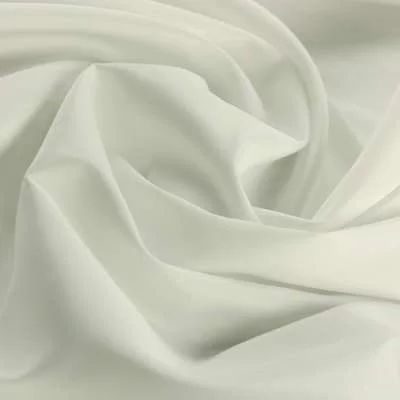 Tissu toile parachute uni couleur blanc vendu au coupon