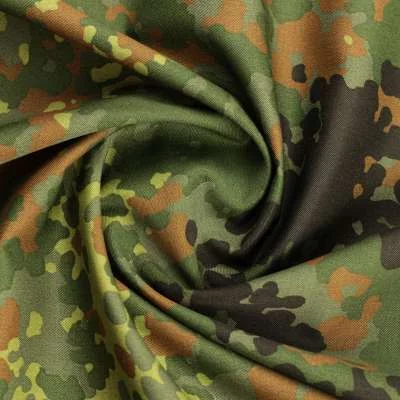 Tissu gabardine camouflage vendu au coupon