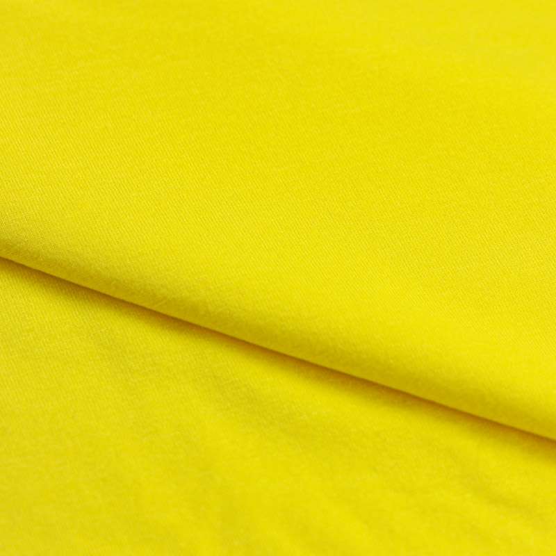 Jersey Viscose Uni Couleur Jaune Vendu Au Coupon