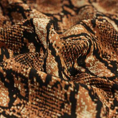 Tissu jersey milano motif python