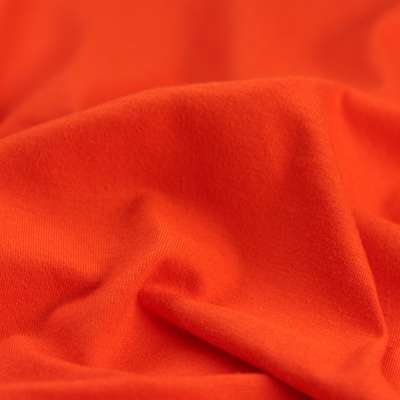 Jersey Coton Uni Orange vendu au coupon