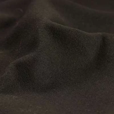 Tissus drap de laine uni noir vendu au coupon