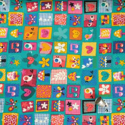 Popeline de coton motif patchwork dans une variété de tailles, allant des tout-petits aux enfants plus âgés