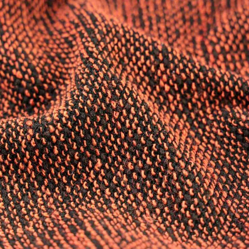 Tissu maille tricot saumon vendu au coupon