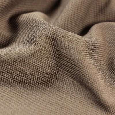 Piqué Polyester Élasthanne Uni Marron