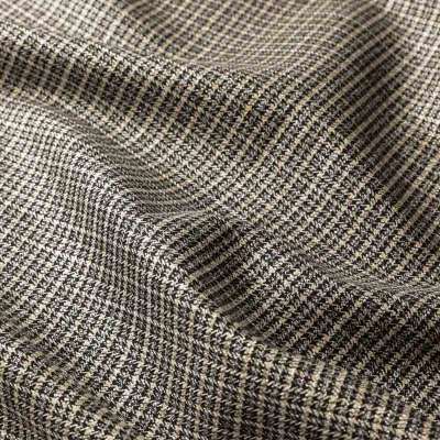 Tissu prince de galles lurex gris