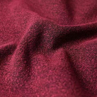 Tissu tweed couleur bordeaux