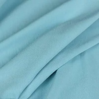 Tissu Jersey Coton uni Bleu Ciel Vendu Au Coupon