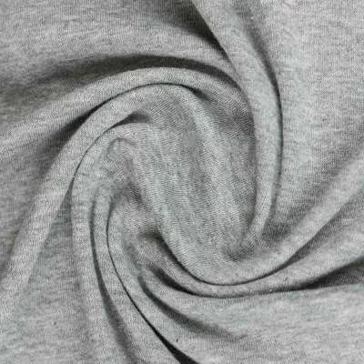 Tissu Jersey coton noir et gris double face contrecollé vendu au coupon