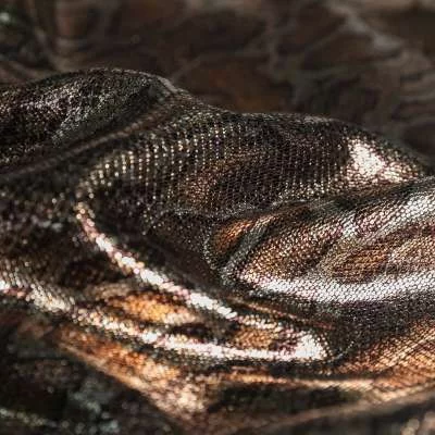 Tissu scuba imprimé peau de serpent