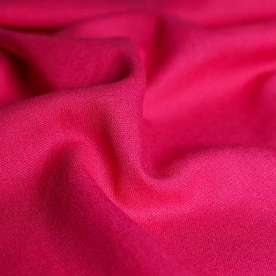 Tissu lin viscose uni- fuchsia