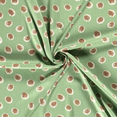 Tissu en viscose extensible avec motif taches : compose une touche de style à vos hauts et chemisiers