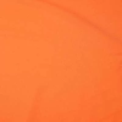 Tissu jersey polyester uni orange Commandez-le en ligne dès maintenant.