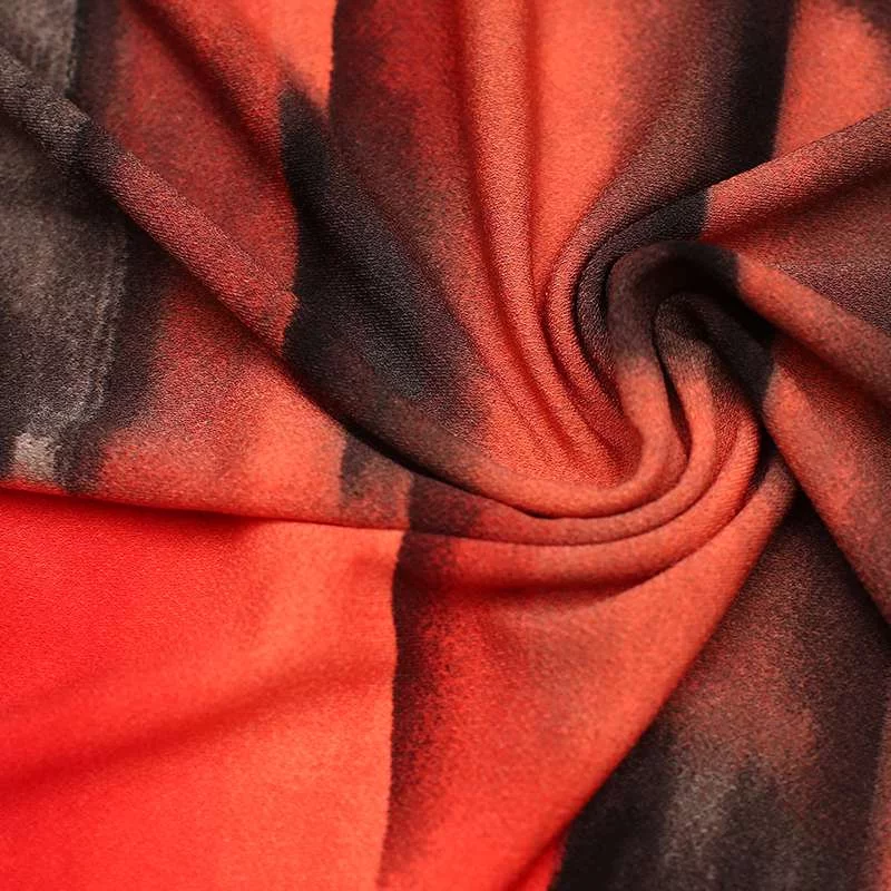 Tissu Jersey de Polyester Motif Abstrait