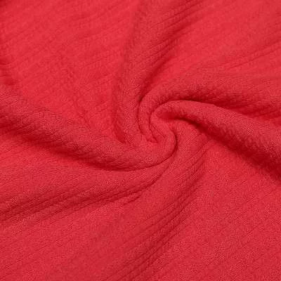 Tissu maille tricot torsadé corail-au coupon Disponible en plusieurs couleurs