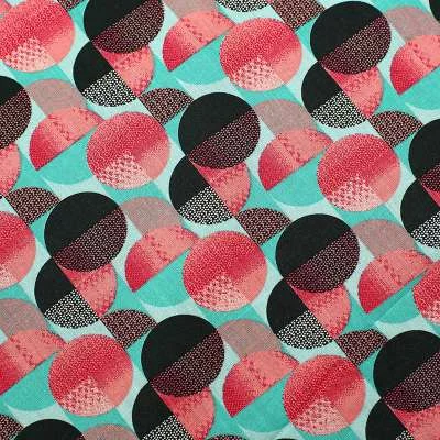 Tissu coton imprimé cercles – Choix varié de motifs
