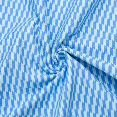 Tissu Jersey Coton Motif Géométrique