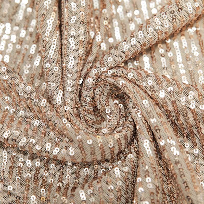 "Glamour Assuré : Tissu Jersey à Paillettes"