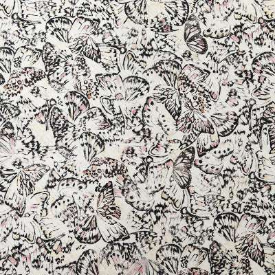 Tissu Crépon Viscose : Inspiration Printanière avec Motif Papillon