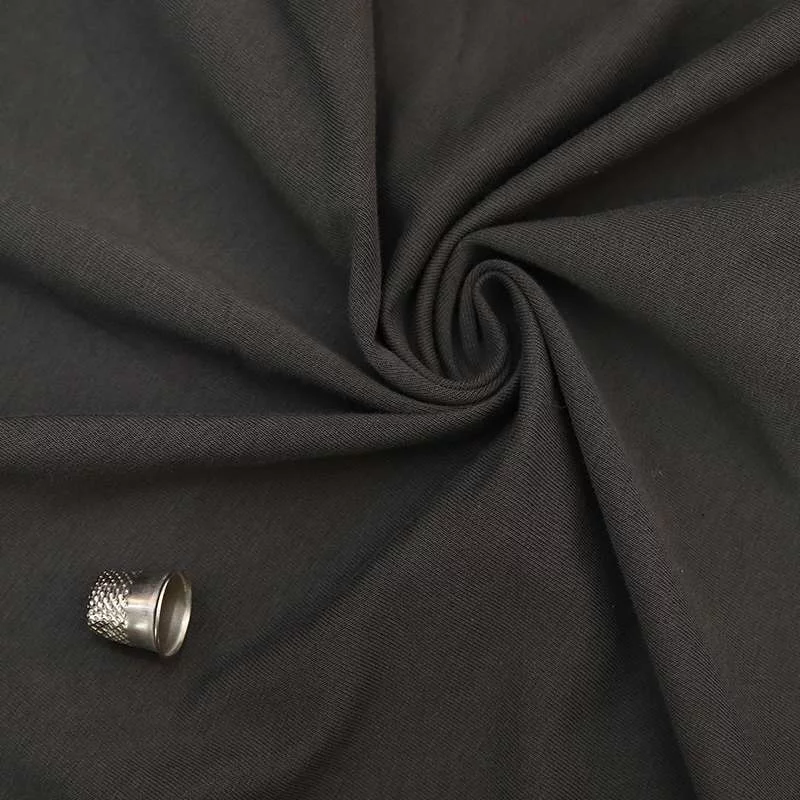 Tissu Molleton Terry Noir de Qualité, Tissu Au Mètre, Tissu pas cher 