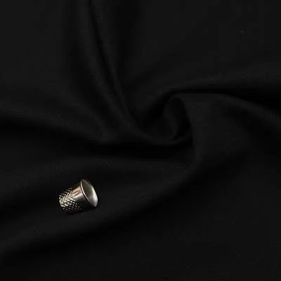 Tissu pour Costumes Noir de Qualité Supérieure