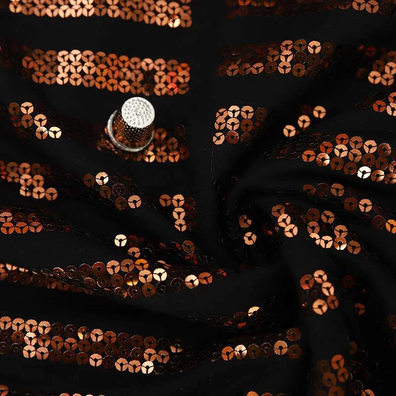 Tissu jersey chiné à rayon de paillettes : la combinaison parfaite