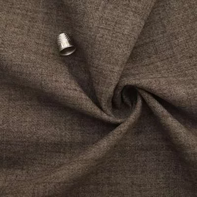 Tissu Tweed de Qualité Premium - Marron Chocolat Clair