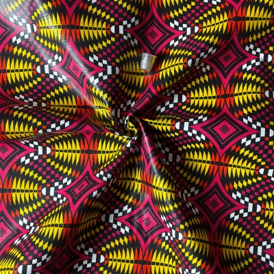 Wax avec motif culturel africain